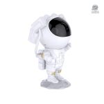 Décoration astronaute projetant des étoiles scintillantes
