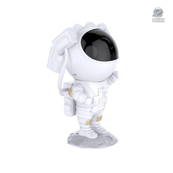 Décoration astronaute projetant des étoiles scintillantes