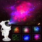 Projecteur lumineux en forme d'astronaute pour enfants