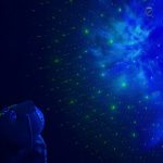 Atmosphère relaxante grâce au projecteur d'étoiles