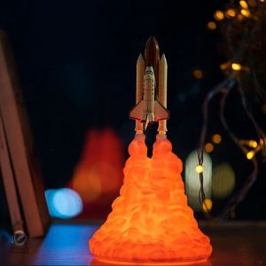 Lampe spatiale design inspirée des navettes pour l'espace