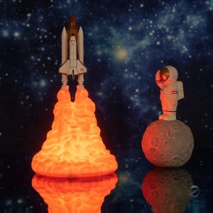 Lampe d'ambiance thématique sur le voyage spatial