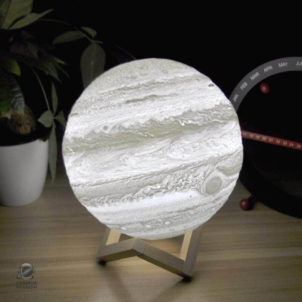 Éclairage décoratif représentant Jupiter, style moderne
