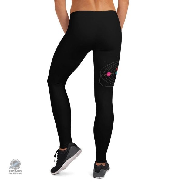 Legging unique avec représentation des corps célestes