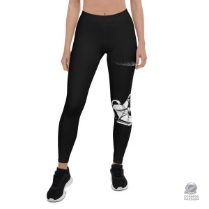 Legging Astronaute sur la Lune en motif galactique