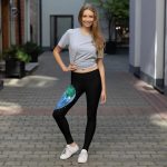 Leggings uniques représentant notre planète bleue