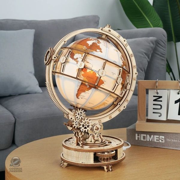 Accessoire décoratif lumineux en forme de globe