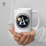 Mug design Apollo, parfait pour les passionnés d'espace