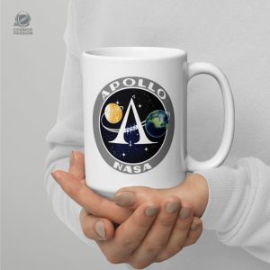 Mug design Apollo, parfait pour les passionnés d'espace