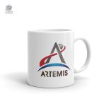 Mug Artemis, accessoire pour passionnés d'espace et astronomie