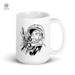 Mug inspiré de l'astronautique, hommage à Youri Gagarine