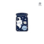 Pin's astronaute avec design espace et planète