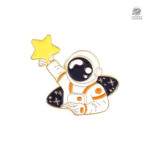 Pin's Astronaute avec Étoile