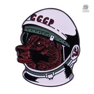 Pin's Laika, accessoire inspiré de l'espace et de l'astronomie