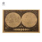 Affiche décorative représentant la surface de la Lune