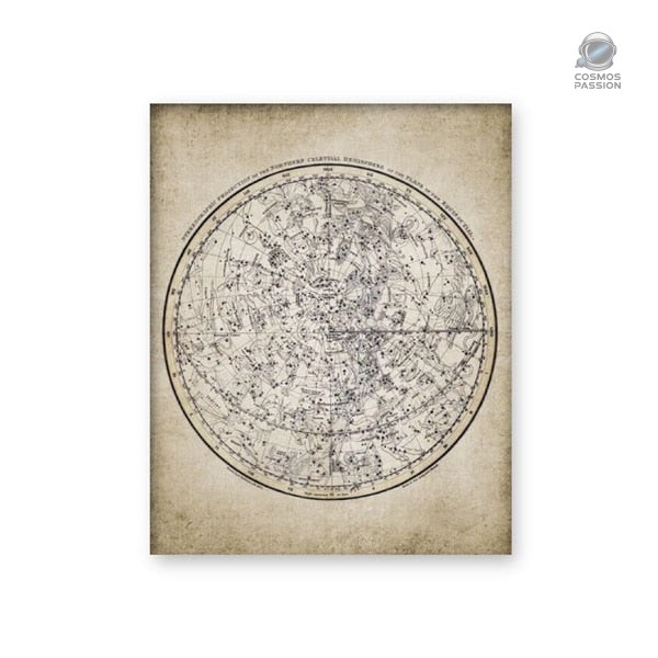 Posters illustrés des constellations anciennes
