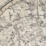 Art mural sur l'espace, style rétro du XIXe siècle
