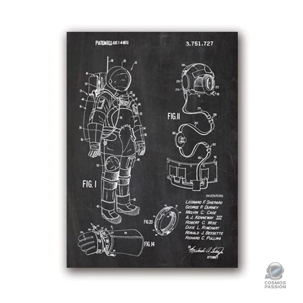 poster-combinaison-astronaute-1 Poster Astronaute pour une décoration spatiale unique