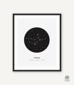 Poster des constellations, un clin d'œil au ciel nocturne