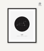 Poster éducatif des constellations pour les enfants et adultes