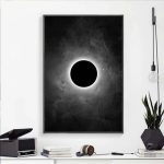 Poster Éclipse Solaire Totale en design captivant pour passionnés d'espace