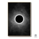 Affiche d'éclipse solaire, un voyage visuel dans l'univers céleste