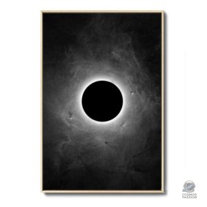 Affiche d'éclipse solaire, un voyage visuel dans l'univers céleste