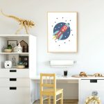Décoration murale astronaute idéale pour les petits aventuriers