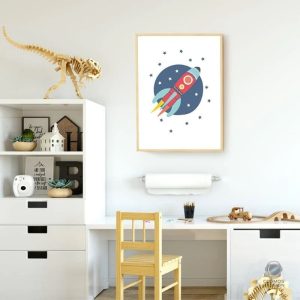 Décoration murale astronaute idéale pour les petits aventuriers