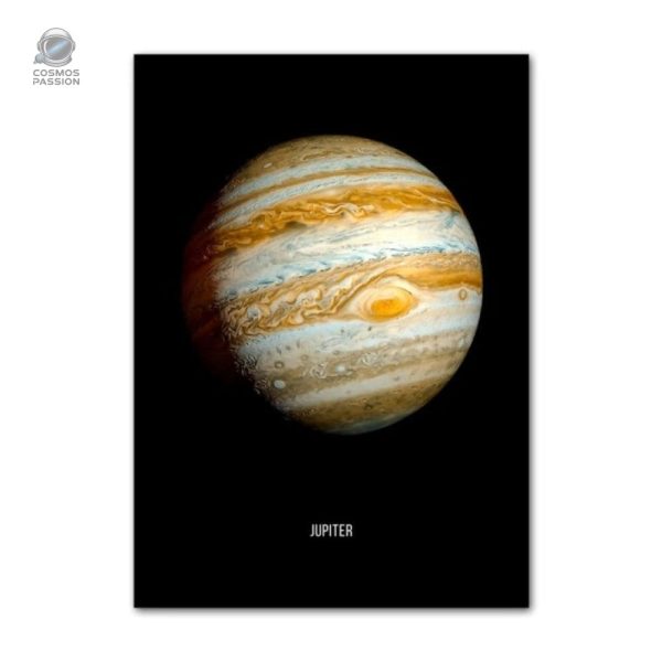 Poster de la planète Jupiter pour décoration intérieure