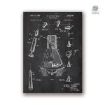 Poster Mission Mercury, illustration spatiale inspirante