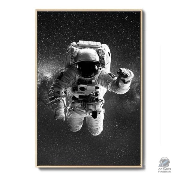 Affiche décorative d'astronaute, ambiance spatiale pour intérieur