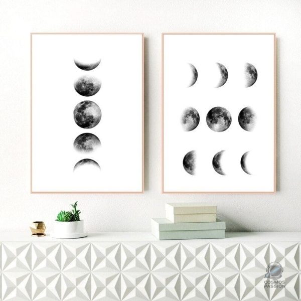 poster-phases-de-la-lune-1 Posters phases de la lune pour décoration murale