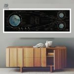 Affiche décorative sur la mission lunaire Apollo 11