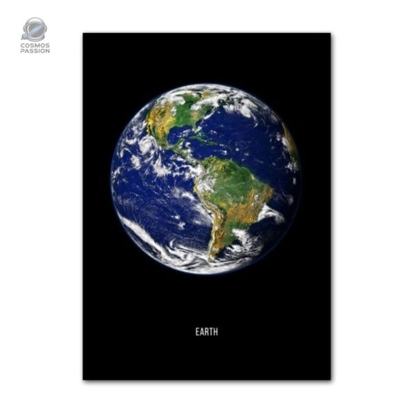 poster-planete-terre-1 Poster décoratif représentant la planète Terre