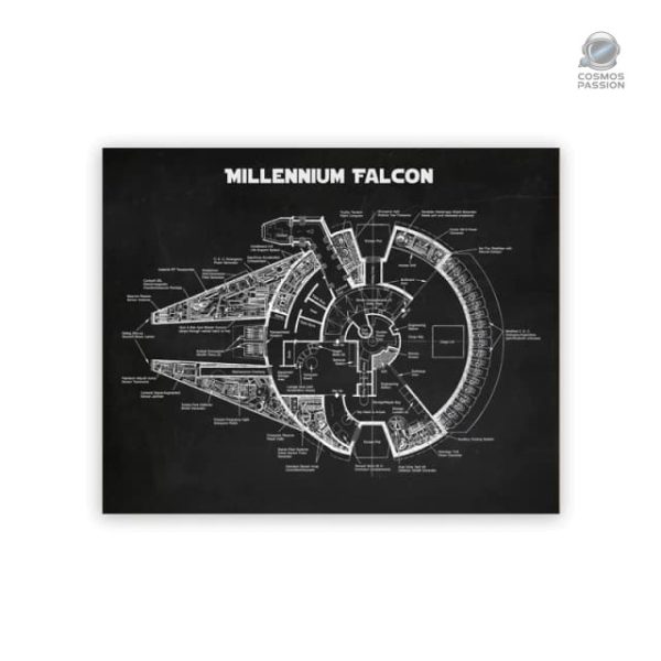 Affiche vaisseau spatial emblématique