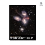 Poster Quintette de Stephan James Webb sur l'espace