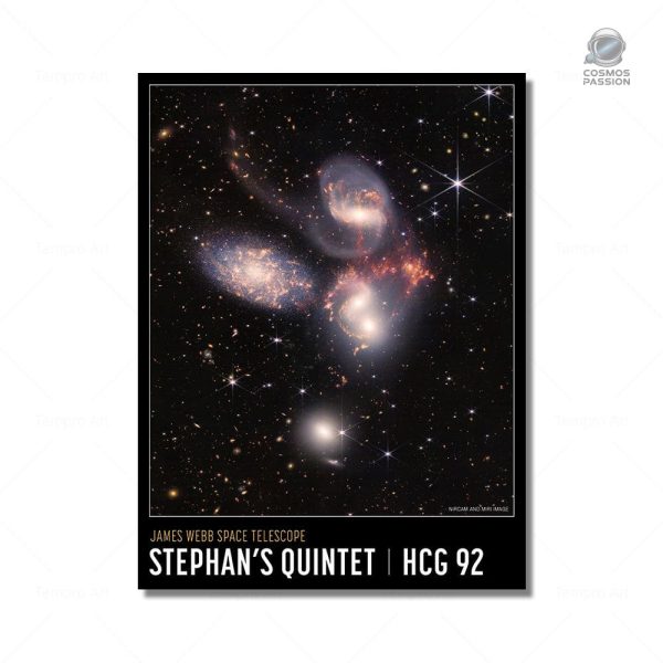 poster-quintette-de-stephan-james-webb-1 Poster Quintette de Stephan James Webb sur l'espace
