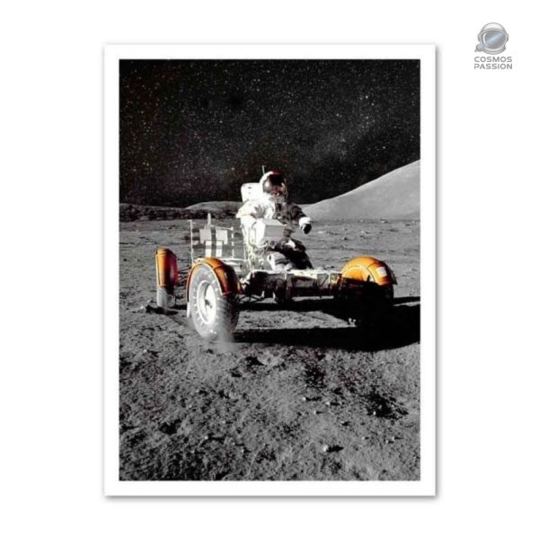 poster-rover-lunaire-apollo-15-1 Poster Apollo 15 Rover Lunaire pour décoration astronaute