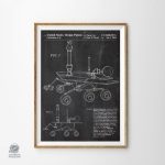 Affiche sur le rover Opportunity - Découverte de Mars