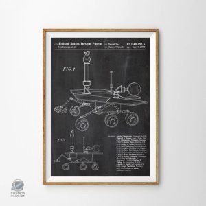 Affiche sur le rover Opportunity - Découverte de Mars