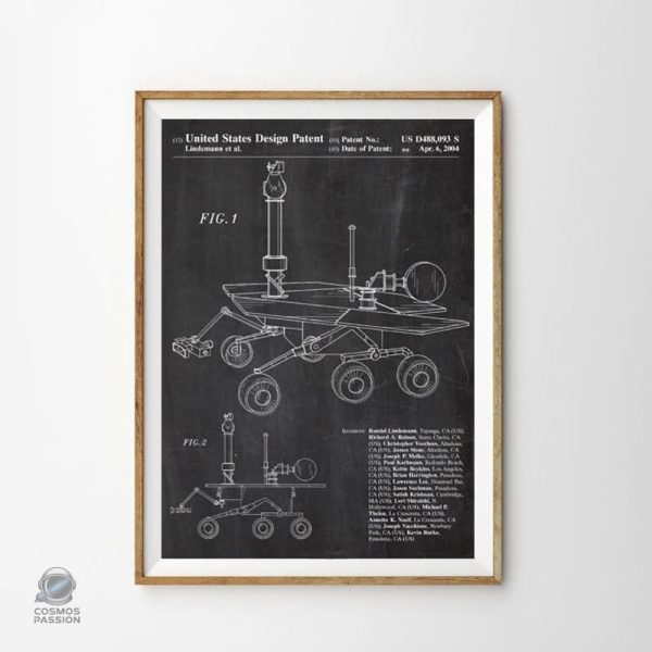 Affiche sur le rover Opportunity - Découverte de Mars