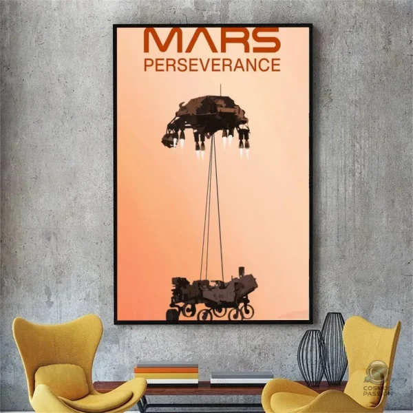 poster-rover-perseverance-1 Poster Mars Rover Perseverance dans l'espace