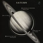 Art mural Saturne, idéal pour les passionnés d'astronomie