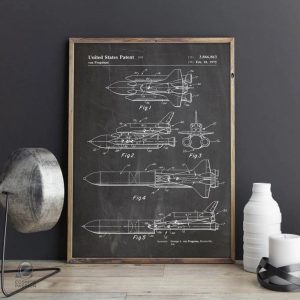 Schéma de la navette spatiale, design éducatif