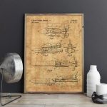 Affiche navette spatiale, art mural cosmique