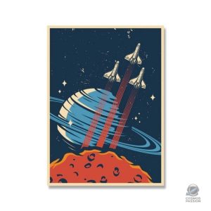 Poster Vaisseaux Rétro pour une décoration inspirante
