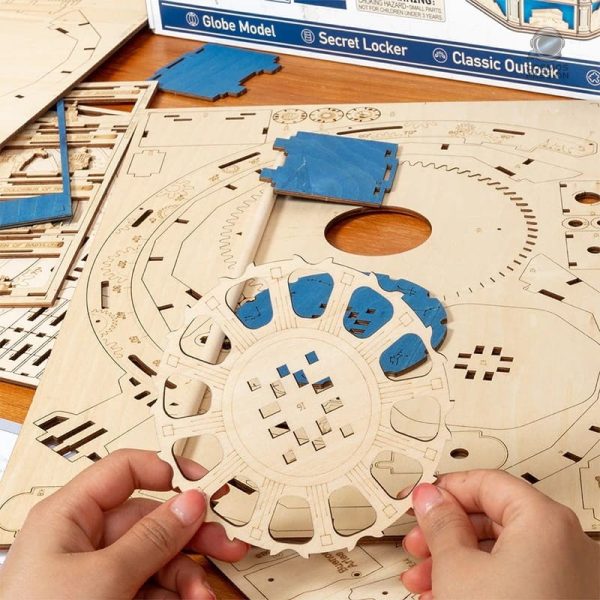 Globe terrestre en puzzle 3D pour les amateurs de géographie