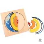 Puzzle Terre en bois, idéal pour l'apprentissage