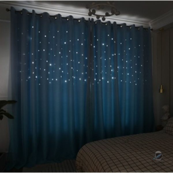 Décoration espace avec rideau étoilé élégant